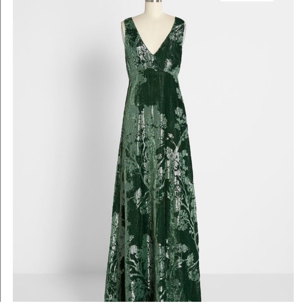 ModCloth Velvet Maxi Dress